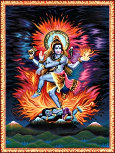 shiva with fire